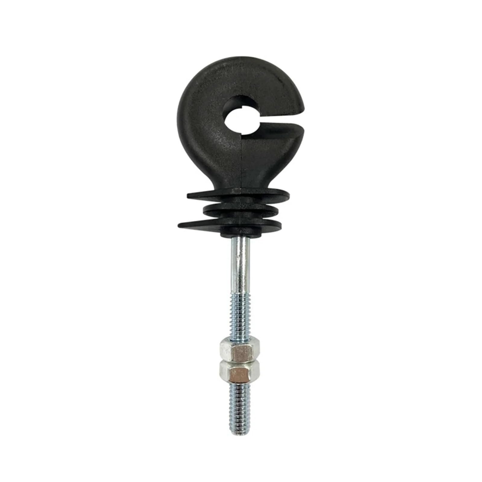 Isolatori per Recinto Elettrico 50 Pezzi di isolatori a Dado Piatto, isolatori for recinzioni elettriche, isolatori a Spirale for recinzioni elettriche filettati for Bestiame