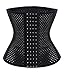 Gotoly Waist Trainer Corset for Weight Loss Sport Workout Tummy Fat Burner (M Fits 28.3-31.4 Inch Waistline, Black)