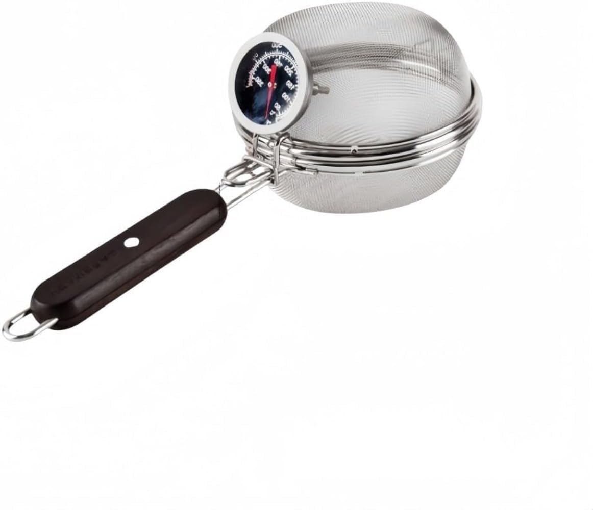 銀杏煎 日本製 炒り網 ギンナン 木柄 丸 コーヒー焼き豆ネットフィルターステンレス鋼ベーキング用品揚げネット家庭用ローストネットピ