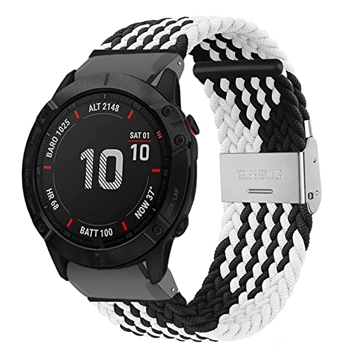 Garmin Fenix 3 HR strap 26mm bracelet montre nylon tressé boucle élastique