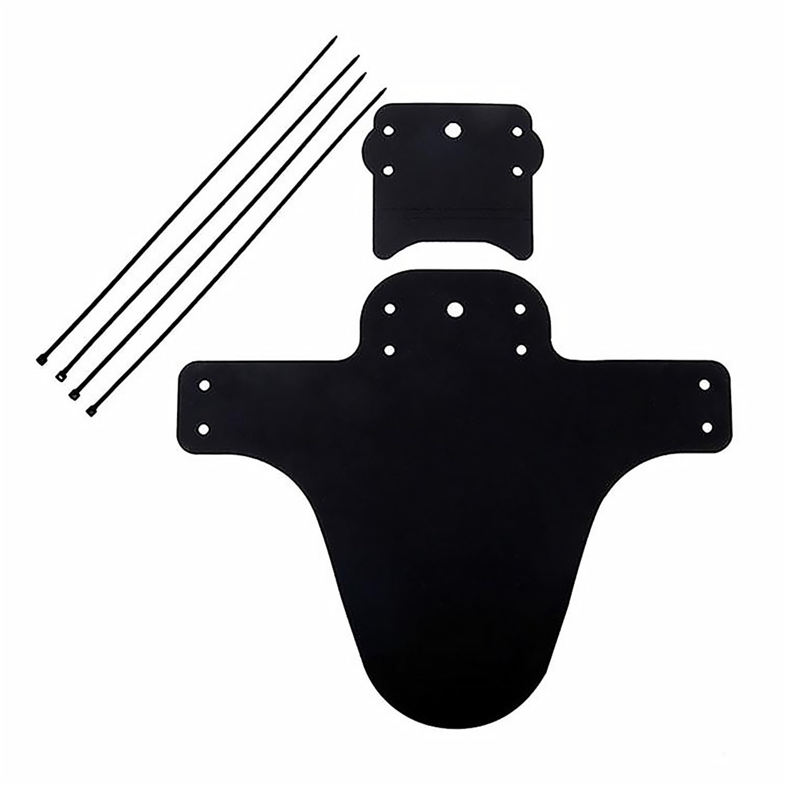Parafango 1/2 Set parafanghi MTB Ali per Pneumatici per Mountain Bike Accessori Bici parafango Anteriore Posteriore Nero parafango Bici
