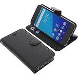 foto-kontor Tasche kompatibel mit UMIDIGI C2 Book Style schwarz Schutz Hülle Buch