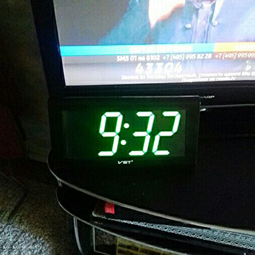 Electronic Led Digital Desk Clocks Wall Decorative Extra Large 4" Led Numbers Display,Only Time Function,Military Time #TOP7