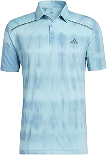 adidas Men's Space Dye Recycled Polyester Aero.rdy Polo Shirt