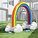 Rainbow Sprinkler Toys, Outdoor Inflatable Pools Summer Fun Spray Water Toy, Outside Backyard Family Water/Birthday Party Toy for Children Infants Toddlers,Boys, Girls 3 4 5 6 7 8 Year Old