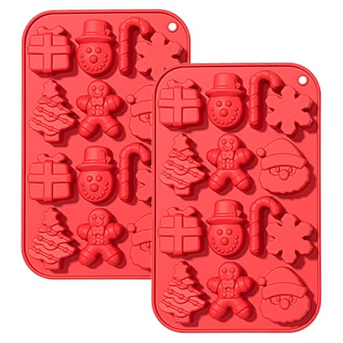 YXHZVON 2 Pcs Molde Bombones Silicona Moldes De Silicon Chocolate Molde Para Chocolate 14 Cavidades Moldes De Goma Para Chocolate para Bombones, Magdalenas, Cupcakes