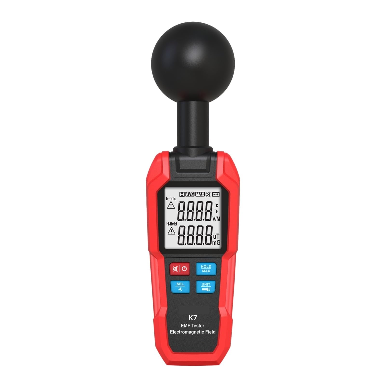 Detektor promieniowania magnetycznego pola elektrycznego K7 Tester promieniowania elektromagnetycznego Miernik EMF Miernik wykrywania częstotliwości radiowej Do biura