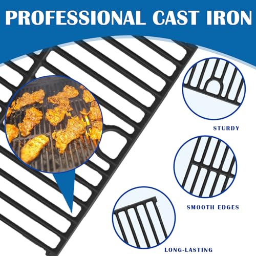 Image of Grill Grates for Nexgrill 720-0925P 720-0925 720-0340 720-0925PG 720-0718A 730-0830MB Replacement Parts 4-Burner, Charbroil 463365021 463352521 463351021 463351221, Thermos 461252605 Gas Grill Parts