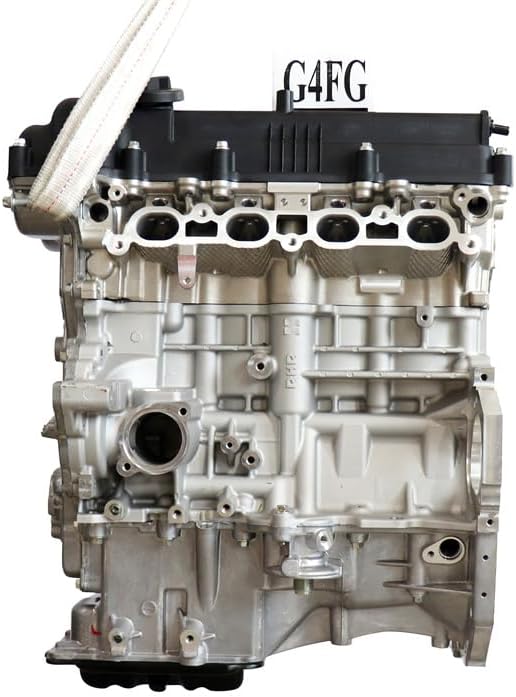 G4FG 1.6L Engine Assembly Long Block Fits for Hyundai Accent/Elantra/ i30/ Solaris/Venue/Veloster, Kia Cerato/Ceed/Rio/Seltos/Soul G4FG 1.6L 4-Cylinder Engine Only