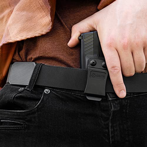 Gritr Iwb Kydex Right/Left Hand Pistol Holster Compatible With Taurus Gx4 9Mm For Concealed Carry By Men & Women | Optics Ready, Adjustable Cant, Open Bottom, 1.5" Belt Clip #TOP6