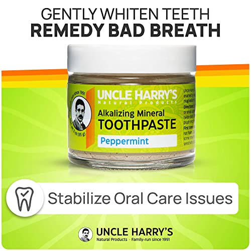 Uncle-Harrys-Peppermint-Remineralizing-Toothpaste-Natural-Whitening-Toothpaste-Freshens-Breath-Promotes-Enamel-Vegan-Fluoride-Free-Toothpaste-2-Pack