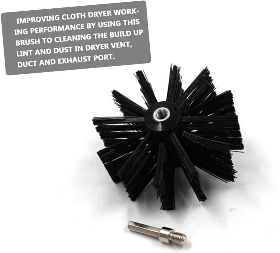 1set Chimney Cleaning Nylon Brush Handle and Flexible Pipe Rod for Efficient Fireplace Maintenance and Dryer Vent Cleaning