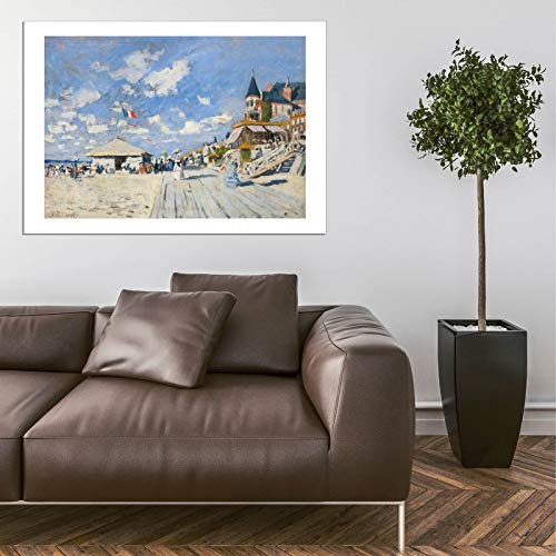 Lámina de Claude Monet de Trouville en papel Archival Matte mediano 5