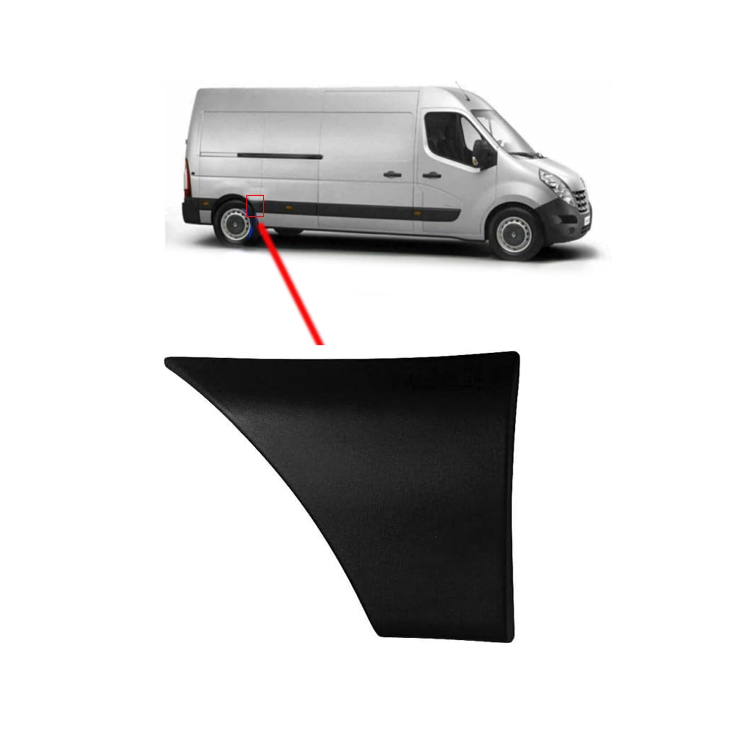 Panneau De Oulure Bande Tri Central Côté Droit Arrière