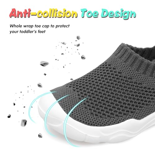 Image of JOINFREE Toddler Boys Girls Sneaker Slip On Shoes Kids Lightweight Breathable Walking Shoes
