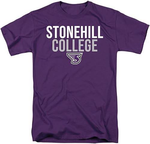 Miniatura 196 de LOGOVISION Official Collegiate Distressed Stacked Short Sleeve Unisex for Men & Women T Shirt Collection 3