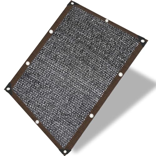 Garten Schattiernetz Winddicht, Schattennetz Mit Ösen 60% -75% Shading Rate, Schattierungsnetz UV-beständiges Für Balkon, GewäChshaus, Terrasse, Pflanze(Größe:4.0M x 6M)