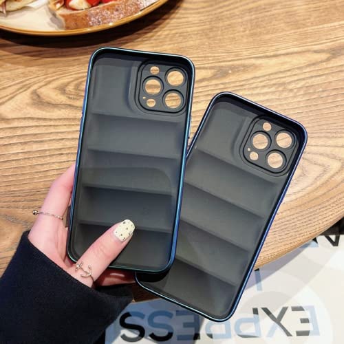 Coque silicone anti-choc iPhone 12 Pro cuir violet robuste - 3