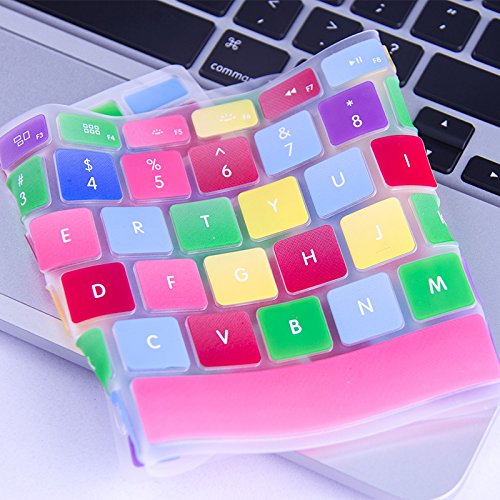 Amazon.co.jp: XSKN カラフルなレインボーシリコンノートパソコン