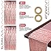Farelot Rose Gold Party Decorations - 51 Pc Set with Confetti Balloons, Table Runner, Foil Curtains, Tassel Garland, Pom Poms and More for Weddings, Engagement, Valentines Day Decorations, Birthdays