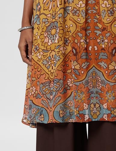 Image of BIBA Women Viscose Straight Printed Kurti