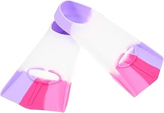 BIUDECO 1 Pair flippers for swimming women Silica gel s short youth fins man snorkeling flipper fins for swimming kids Accessories snorkeling fins for kids swimming fins for men Fins