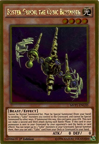 Yu-Gi-Oh! - Buster Gundil the Cubic Behemoth (MVP1-ENG35) - The Dark Side of Dimensions Movie Pack Gold Edition - 1st