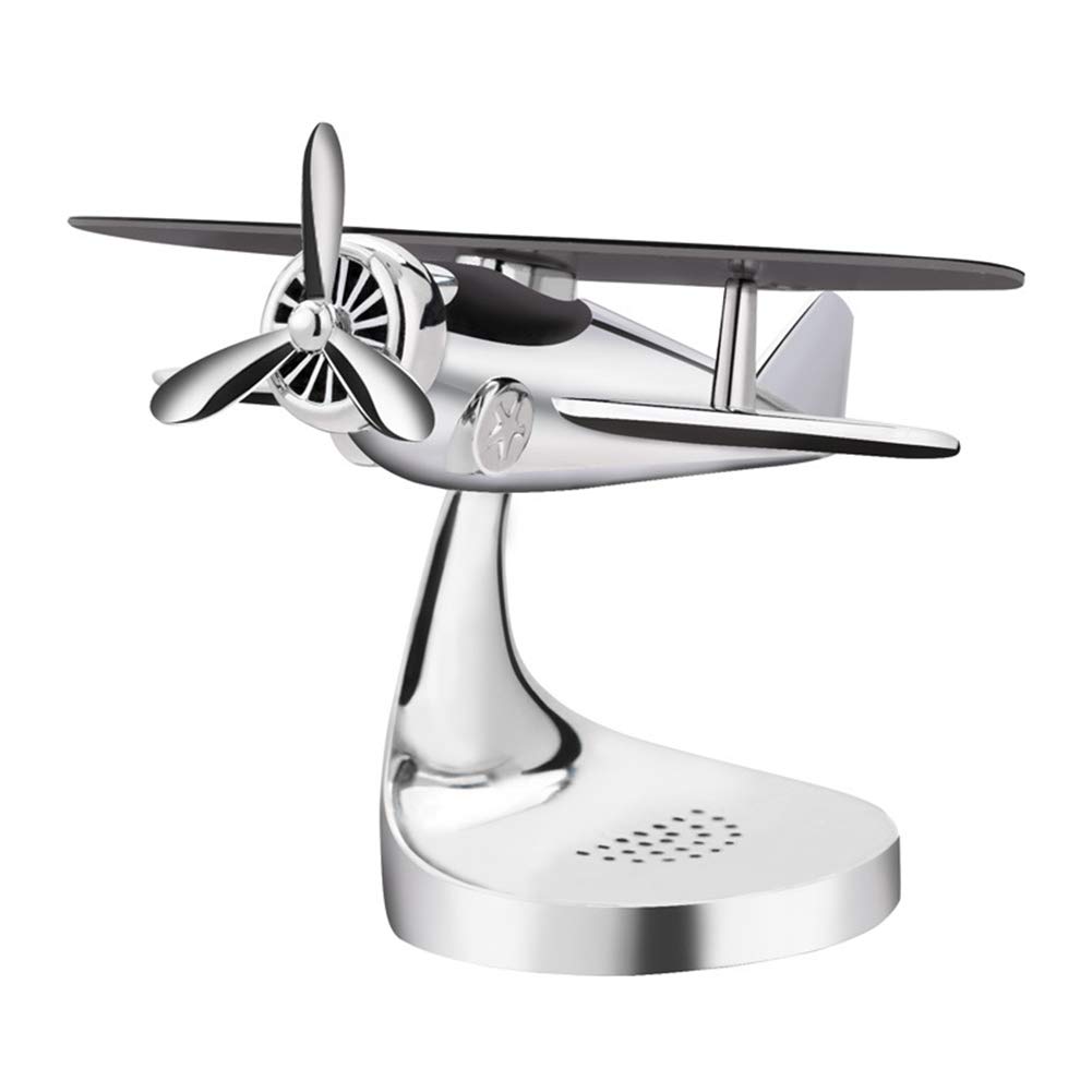 Amazon Co Jp Achicoo 車飾り 置物 車 装飾 ソーラー 飛行機 航空機モデル かわいい カーインテリア アロマディフューザー デコレーション 車内 カーパルファム 飾り物 プレゼント ギフト 銀色 車 バイク