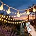 LED Lichterkette Outdoor 15m 100 LEDs – IP44 wasserdicht für Garten & Balkon, Warmweiß mit 8 Modi & Fernbedienung, dimmbar mit Timer, Deko für Party & Terrasse