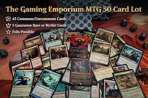 The Gaming Emporium Magic: The Gathering 50 Card Pack (50 Cards Includes 45 Commons/Uncommons...