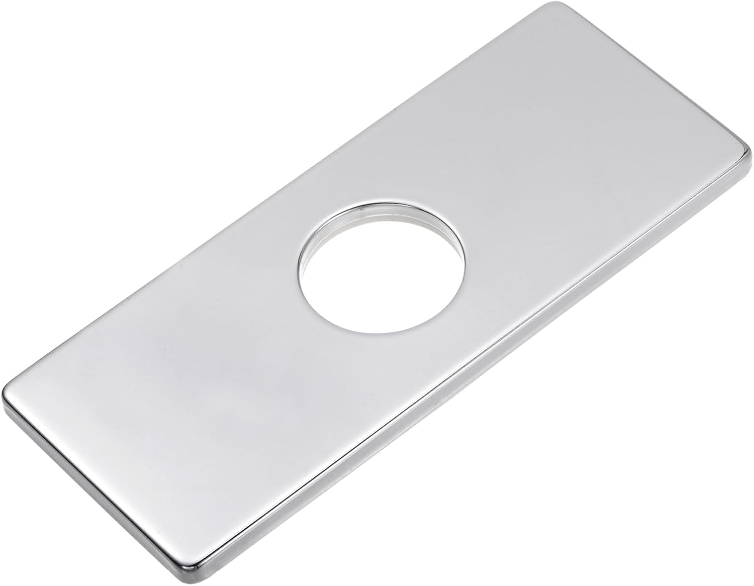 uxcell 6 Inch Hole Cover Deck Plate Escutcheon, Stainless Steel Sink