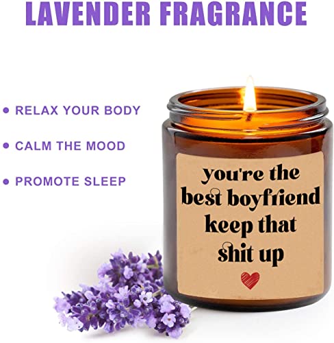 You're The Best Boyfriend - Boyfriend Gift - Birthday Gift - Christmas Gift - Funny Candle - Gift Idea - Hanukkah Gift - Cute Candle