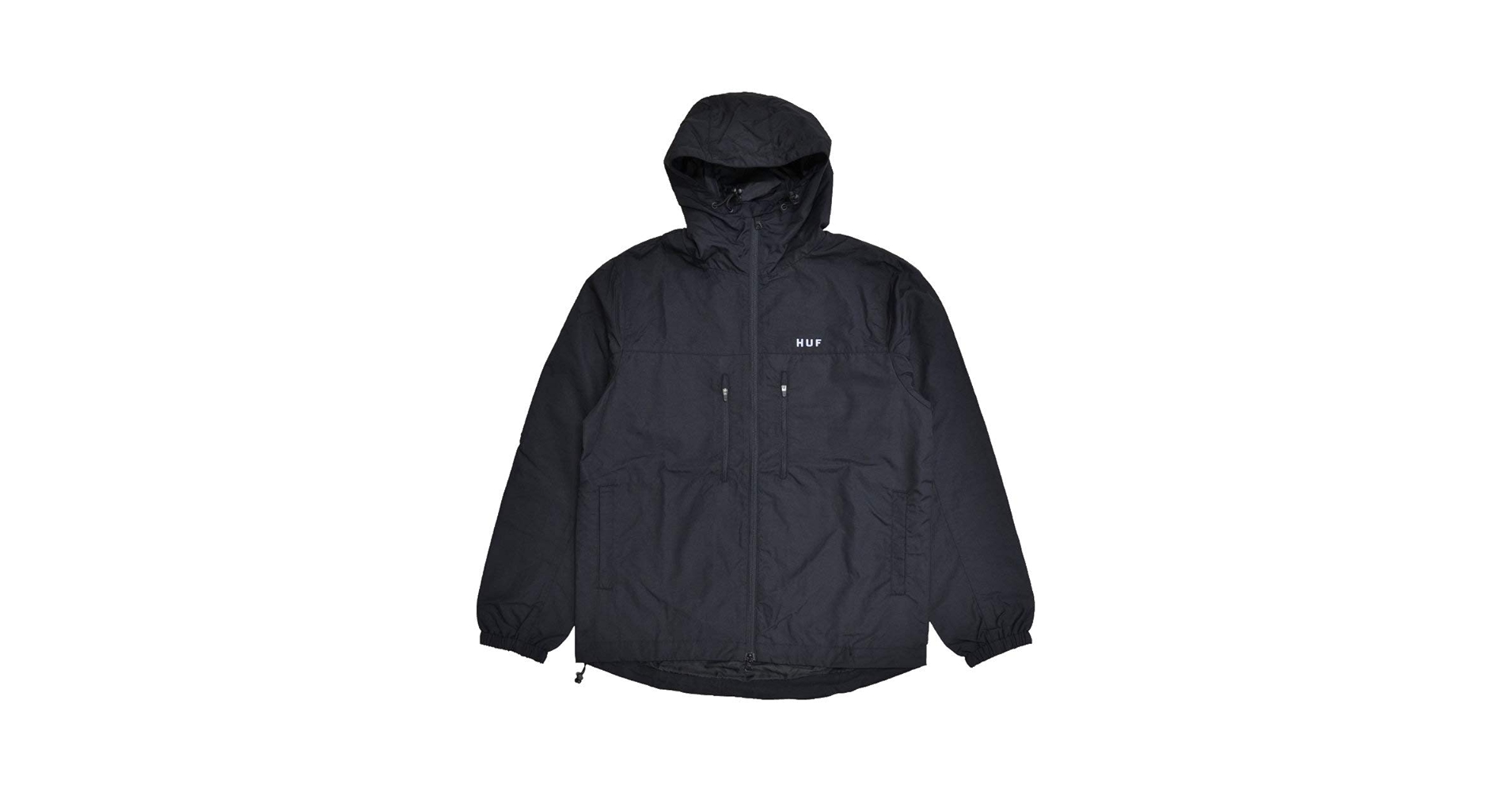 Amazon | [HUF(ハフ)] ESSENTIALS ZIP STANDARD SHELL JACKET ナイロン