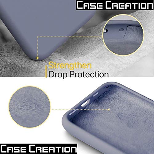 Image of Case Creation Liquid TPU Silicone Cover for Oneplus 6 Soft Case,Anti-Dirty Slim Case Frosted Matte Cute Candy TPU Raised Bezel (Splash of Color) Back Case Cover for Oneplus6 -Light Purple