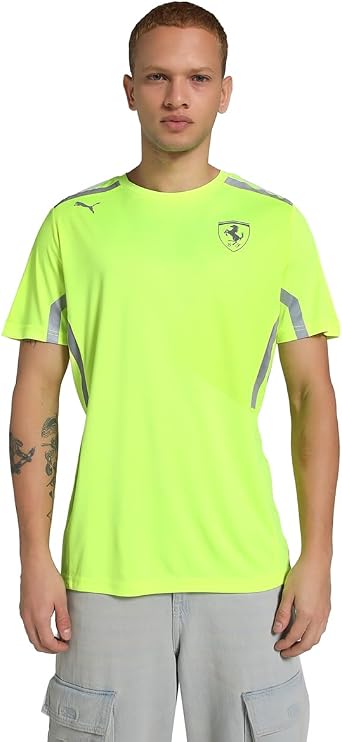 PUMA Scuderia Ferrari F1 2025 Team Set Up Tshirt - Yellow