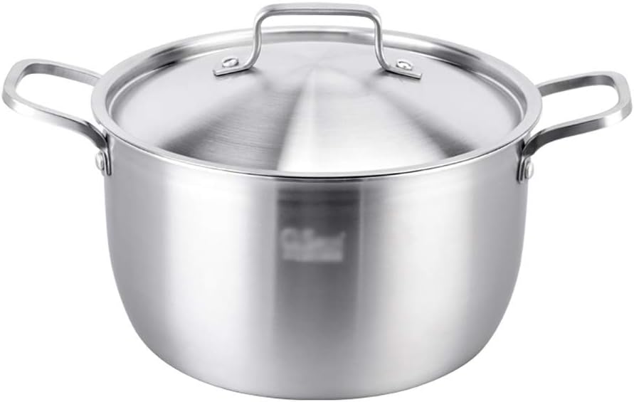 両手鍋 ミニクッキングポット、直径14 cm、高さ8.2 cm、304 5層コンポジットスチール、誘導クッカーガス、7サイズ (Co