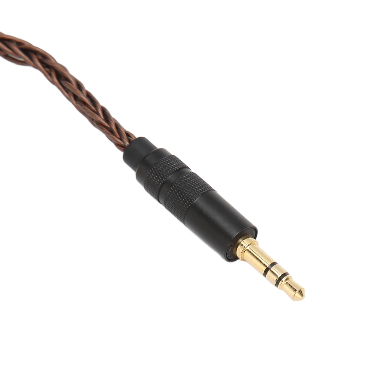 Cavo Adattatore Maschio Bilanciato da 4,4 Mm Femmina a 3,5 Mm Stereo, Connettori Placcati in Oro Filo di Rame a Cristallo Singolo, Cavo Adattatore per Cuffie (Bronzo)