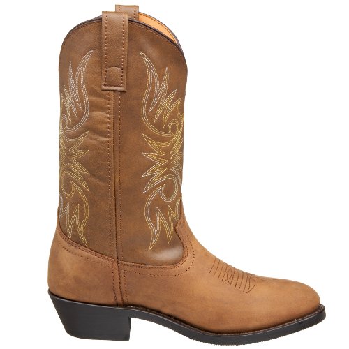 Laredo Men's 12” Trucker boot,Tan Distressed,11.5 D US - Thumbnail 6