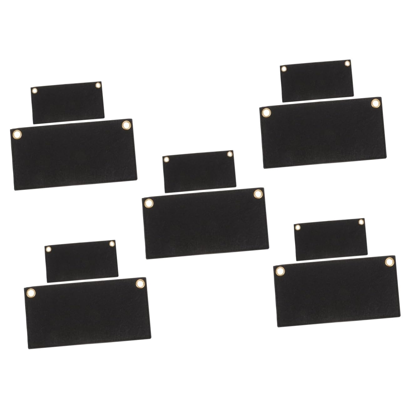 Ipetboom 5sets Purse Organizer Insert for Handbags Small Tote Organizer Insert Felt Purse Tote Bag 2pcs*5