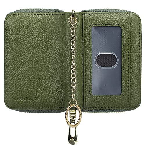 Image of imeetu Rfid Credit Card Holder,Genuine Leather Businese Card Case,Rfid Blocking Wallet for Women & Men