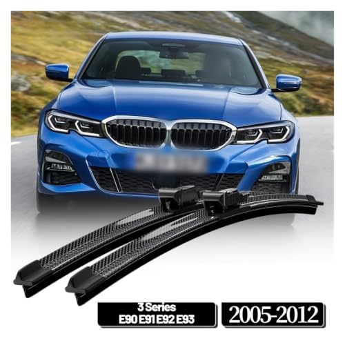 Limpiaparabrisas coche para viajes bajo la lluvia Serie 3 E90 E91 E92 E93 delanteros 2