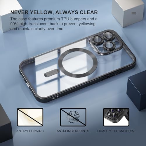 Image of Misea Magnetic for iPhone 15 Pro Max Case Compatible with MagSafe