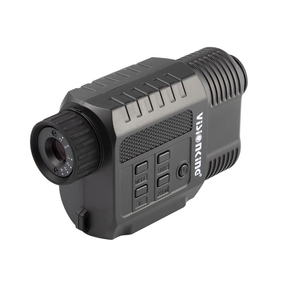 Visionking3.5x-9x21 Night Vision 200m Night Goggles with Refractive Adjustment Digital Night Vision Monocular for Video Recording and Shooting for Hunting and Camping with 1GB SD Card (Black)