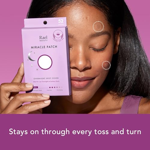 Rael Pimple Patches, Miracle Overnight Spot Cover, Korean Skincare, Hydrocolloid Acne Spot Patch, Thicker & Extra Adhesion - Image 2