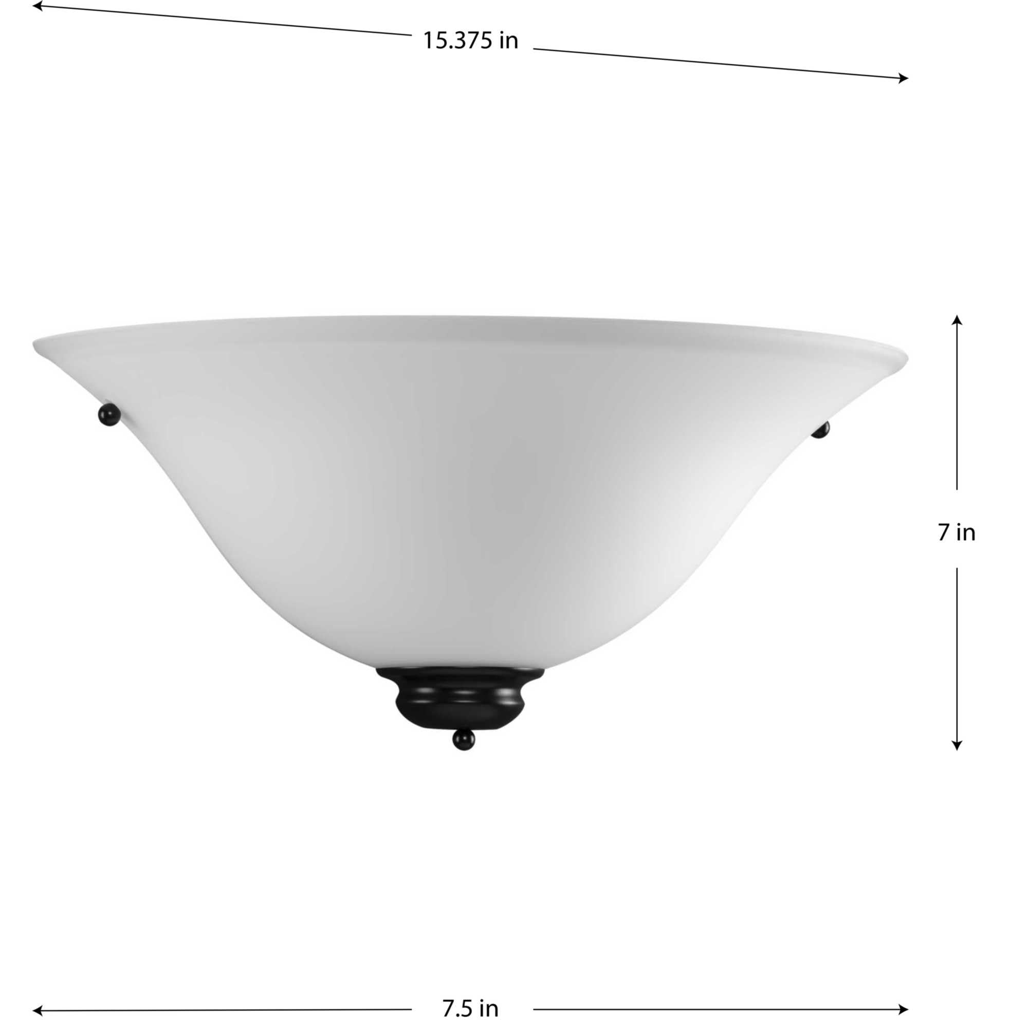 Progress Lighting P7153-09W Wall Sconces , Indoor Lighting, Brushed Nickel