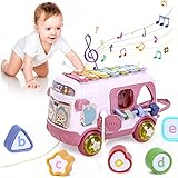 schildkröt puppe hans unbespielt 【Langlebiges Musikspielzeug Geschenk】Dieses Baby spielzeug ab 1 jahr 12 18 Monate ist aus sicherem ungiftigem ABS-Material hergestellt. Lustige Musik zieht immer die Aufmerksamkeit und Neugier von Babys auf sich, und Xylophone und Rasseln können das musikalische Talent eines Kindes fördern. Der Musikbus ist das perfekte Geschenk für baby ab 1 2 3 jahre Mädchen Jungen.