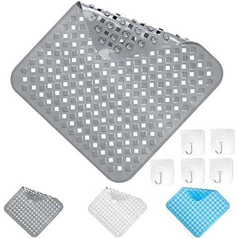 Duschmatte rutschfest Hautsensitiv 53x53 cm, Antirutschmatte Dusche BPA frei | Badematte rutschfest schimmelresistent & maschinenwaschbar Cover
