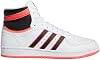 adidas Originals Men's Top Ten Hi Basketball Shoes, WhiteVivid RedYellow