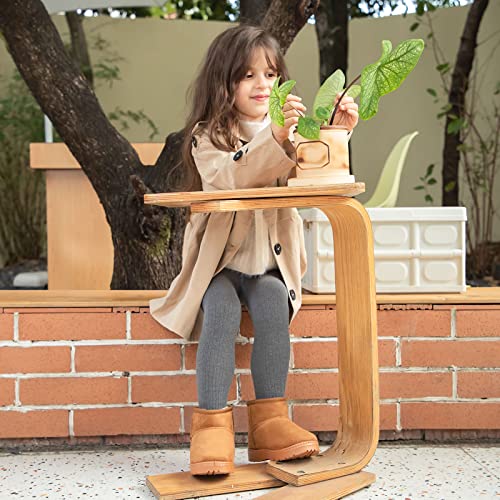 MK MATT KEELY Winter Boots Boys Girls Soft Warm Shoes Toddler Black Snow Boots (Toddler/Little Kid)4