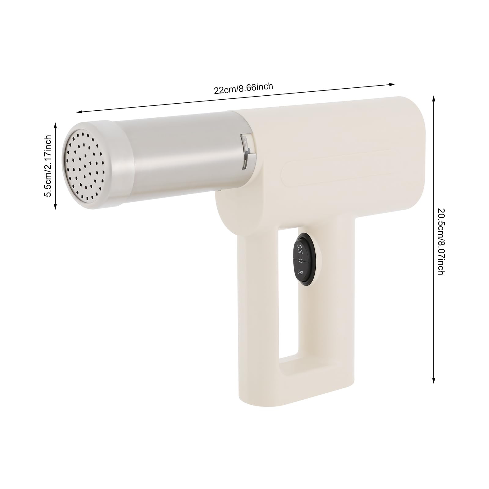 PDTHADP 5-in-1 Cordless Pasta Machine 50W 7.4V Handheld Electric Noodle Machine 0.44 Lbs Portable Handheld Pasta Maker with Mold and Dough Scraper Electric Pasta Maker for Kitchens